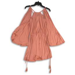 Free People Womens The High Road Pink Cutout Bell Sleeve Mini Dress Size XS alternative image
