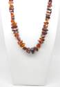 Artisan Chunky Amber Statement Necklace 45.9g image number 1