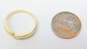 14K Yellow & White Gold 0.14 CT Round Diamond Chevron Ring 3.4g image number 7