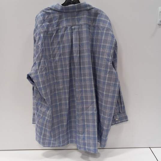 Michael Kors Blue Dress Shirt Men's Sizes 20/34-35 image number 2