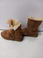 Ugg Suede Chestnut Distressed Classic Dylyn Boots-8 image number 2