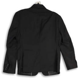 NWT Womens Black Notch Lapel Long Sleeve Two Button Blazer Size Medium alternative image
