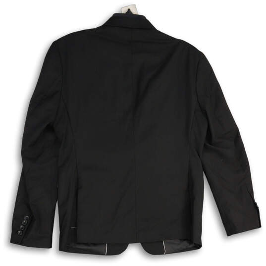 NWT Womens Black Notch Lapel Long Sleeve Two Button Blazer Size Medium image number 2