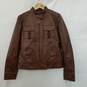 Kenneth Cole Reaction Leather Jacket Size Medium image number 1