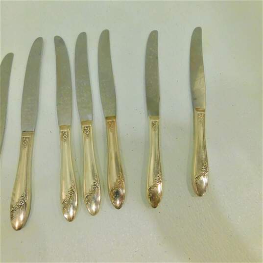Set of 10 Oneida Community Silver-plated QUEEN BESS II Knives image number 3