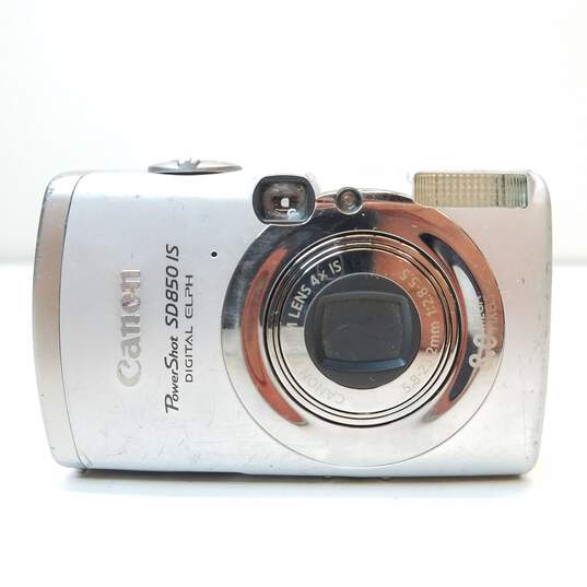 Canon PowerShot SD850 IS 8.0MP Digital ELPH Camera FOR PARTS OR REPAIR image number 3
