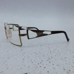 Vintage Cazal MOD 969-700 Brown Gold Prescription Eyeglasses w/ Case alternative image