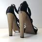 BCBG MaxAzria Jasmin High Heel Suede Strap Sandal Black 7.5 image number 4