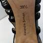 Alexandre Birman Black Snakeskin Leather Cage Sandal Heels Shoes Size 39.5 B image number 8