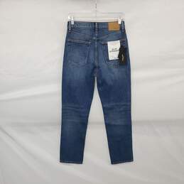 Rag & Bone Blue Slim Straight High Rise Jeans WM Size 25 NWT alternative image