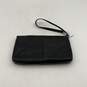 NWT Coach Womens Black Green Leather Slip Pocket Flap Wristlet Clutch Wallet image number 2