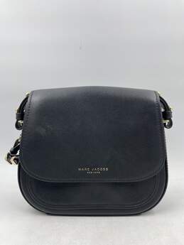 Authentic Marc Jacobs Black Saddle Bag