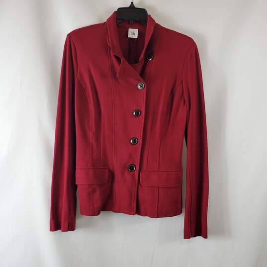 Cabi Women's Burgundy Blazer Jacket SZ 6 image number 1