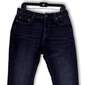 NWT Womens Blue Denim Medium Wash Stretch Pockets Straight Jeans Size 33/29 image number 3