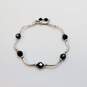 Sterling Silver Ball Bead & Chain Bracelets 16.3g image number 3