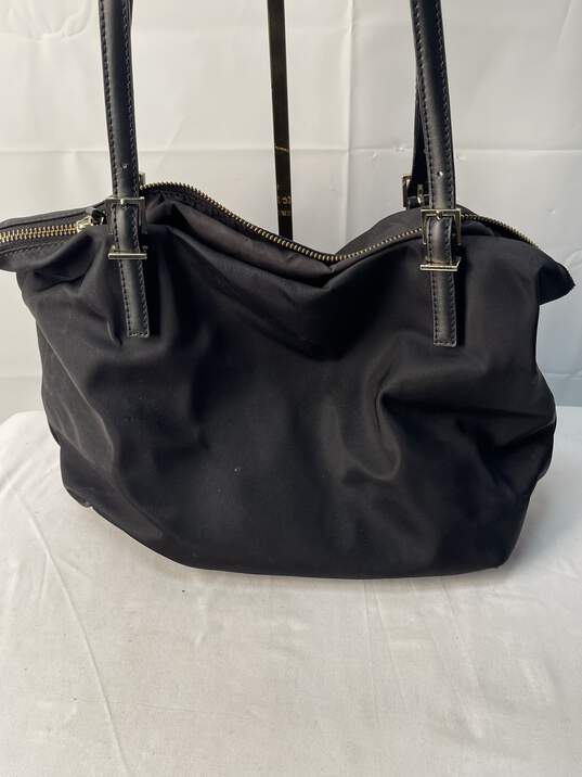 Certified Authentic Kate Spade Black Nylon Shoulder Handbag image number 2