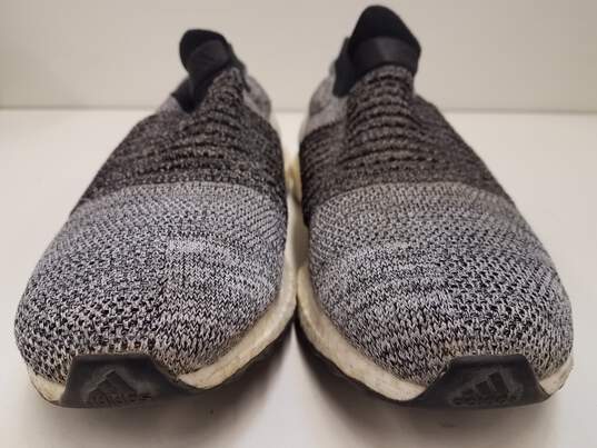 Adidas Men's Ultra Boost Black & Gray Slip Ons Size. 10.5 image number 2