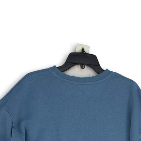 Fila Womens Blue Crew Neck Long Sleeve Pullover Sweatshirt Size Large image number 4