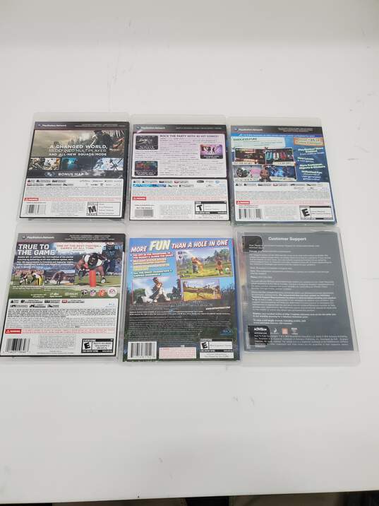 Lot of 6 PS3 Game Disc (NFL 12) Untested image number 2