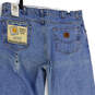NWT Mens Blue Denim Medium Wash Relaxed Fit Tapered Jeans Size 40x34 image number 4