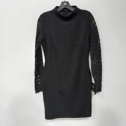 Lulus Black Lace Long Sleeve Bodycon Dress Size M
