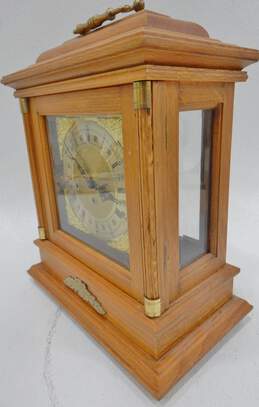 Vintage Ridgeway Franz Hermle Jewel Oak Chime Mantle Clock alternative image