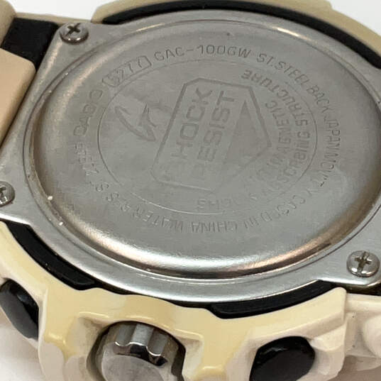 Designer Casio G-Shock 5277 Round Dial Stainless Steel Analog Wristwatch image number 4
