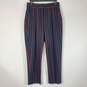 See By Chloe Women Navy Striped Pants Sz. 34 image number 1