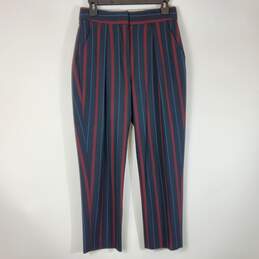 See By Chloe Women Navy Striped Pants Sz. 34