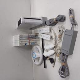 Nintendo Wii with Two Controllers, Seven Games & Setup Cables