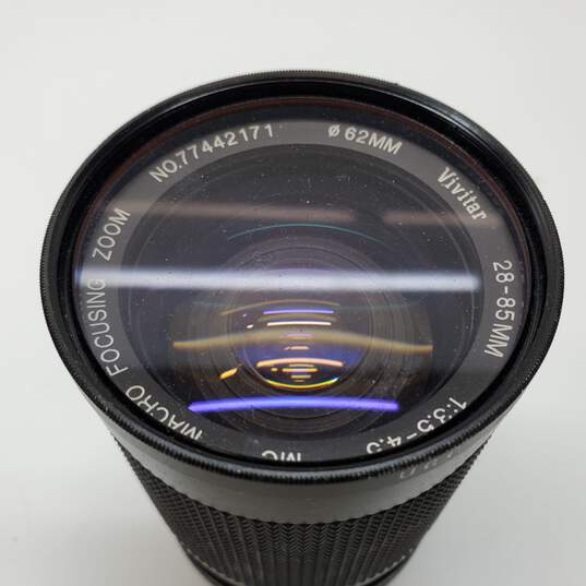 Vivitar 28-85mm f/3.5-4.5 Multicoated Macro-Focusing Zoom Lens For Parts/Repair image number 2