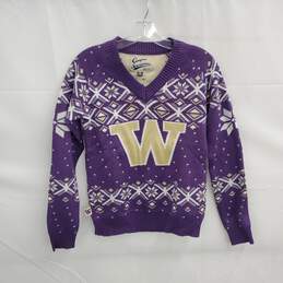 Campus Specialties Washington Huskies Pullover V-Neck Sweater Size XS