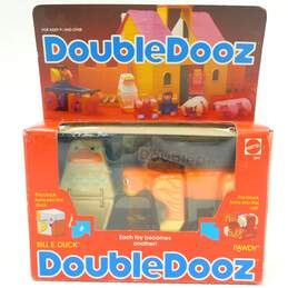 Vintage Toys Mattel Double Dooz Bill E. Duck Pawdy & Gigo Blocks Connect A Cube alternative image