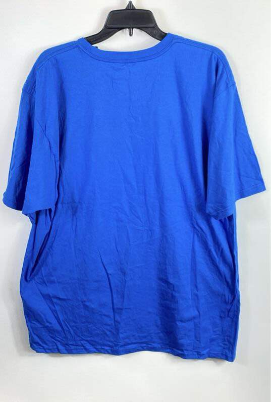Adidas Men Blue UCLA Champions T Shirt 2XL image number 2