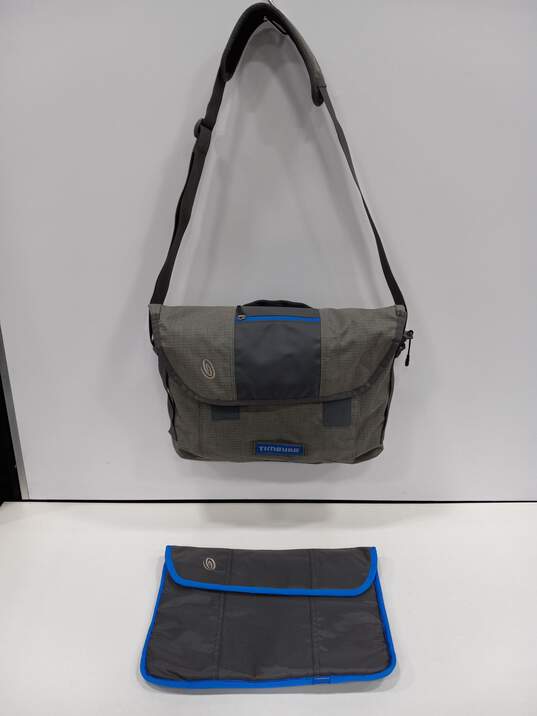 Blue & Gray Messenger Bag image number 1