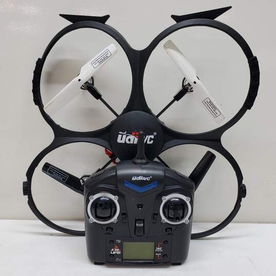 UDI R/C 2.4GHz UFO Quadcopter Drone with Controller - Untested image number 1