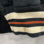 Mens Black Orange Hooded Long Sleeve Pockets Full Zip NHL Jacket Size Small image number 6