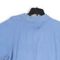 Mens Blue Spread Collar Short Sleeve Pullover Classic Polo T-Shirt Size XL image number 4