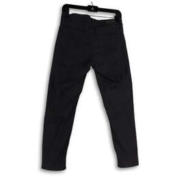 Womens Gray Denim Dark Wash Pockets Stretch Skinny Leg Jeans Size 6 C6 alternative image