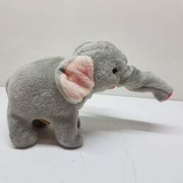 Vintage Jamina Battery Operated Plush Toy Elephant