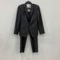 Emporio Armani Mens Gray Single-Breasted 2 Piece Suit Pants Set Size 50 image number 1