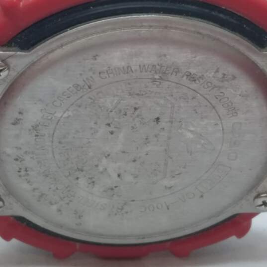 G-Shock GA-100C Red Non-precious Metal Watch image number 8