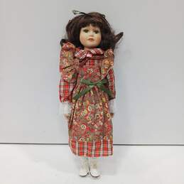 Queen Ann Porcelain Doll IOB alternative image