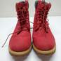 Timberland Men's Red Hiking Boots Size 11 image number 2