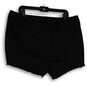 NWT Womens Black Denim Dark Wash 5 Pocket Design Hot Pants Shorts Size 16 image number 2