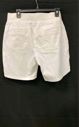 NWT Puma Womens White Flat Front Slash Pockets Athletic Golf Shorts Size Large alternative image