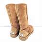 UGG Sheeskin Suede Classic Short Chestnut Women Boots US 5 image number 4