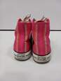 Pink Converse All  Stars Shoes Womens Sz  7 image number 4