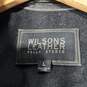 Wilson Men's Black Leather Jacket Size L image number 4