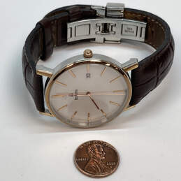 Designer Bulova Silver-Tone Adjustable Strap Round Dial Analog Wristwatch alternative image